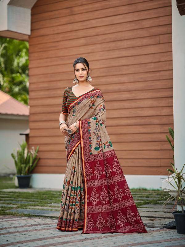 Lakhani cotton masleen Wholesale saree market delhi 